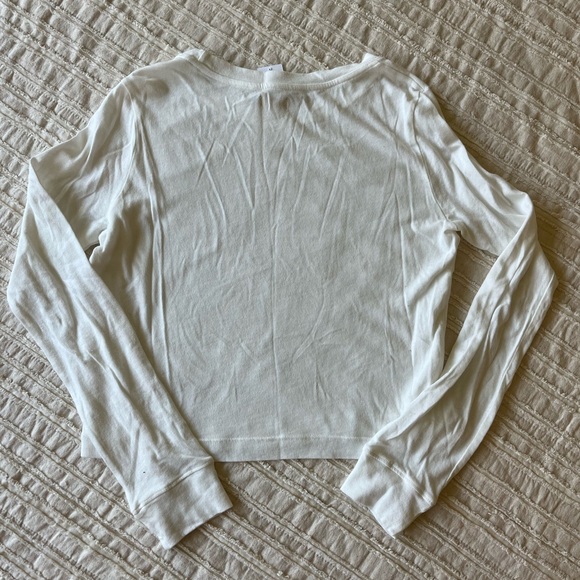 L'AGENCE Benny Crewneck Crop T-Shirt - Picture 6 of 6